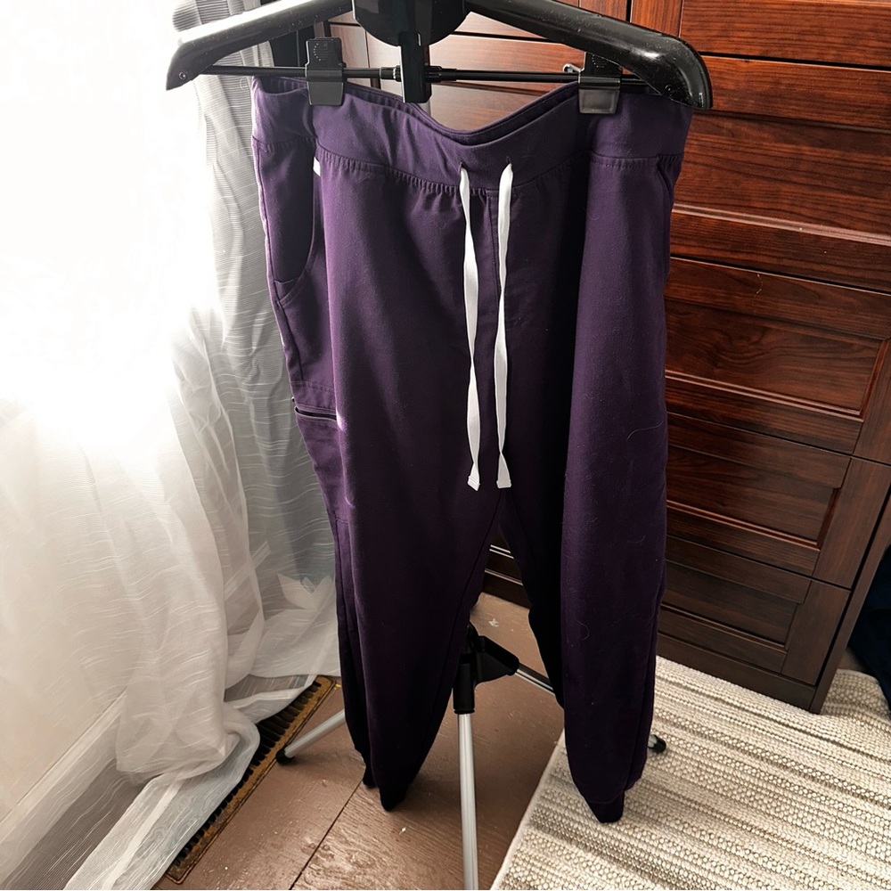 Wear figs purple jam zamora scrub pants